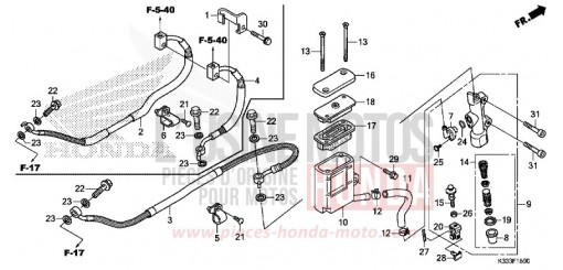 HAUPTBREMSE, HINTEN ZYLINDER CBR250RF de 2015